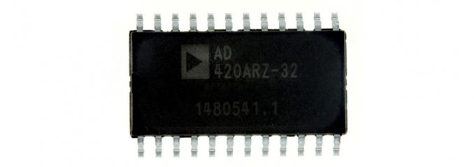 Analog Devices AD420 serial input 16bit DAC